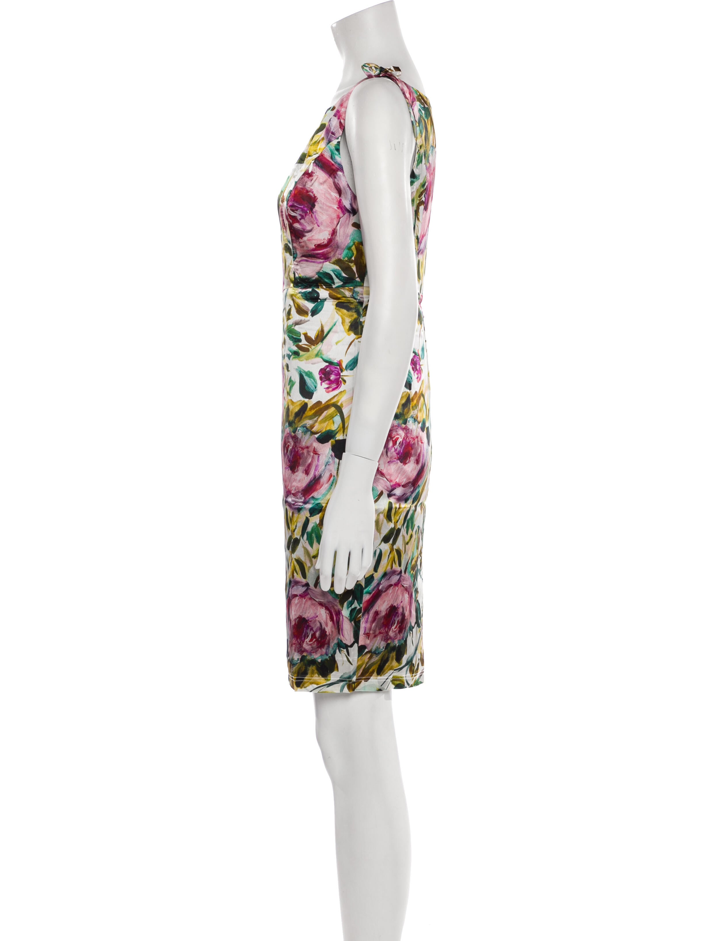 Emilia George Silk Knee-Length Dress